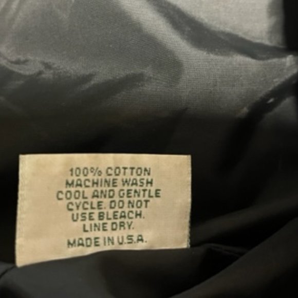 Vera Bradley Cotton Paisley Drawstring Sling Overnight Backpack Bag 9.75"x17" - Picture 13 of 16